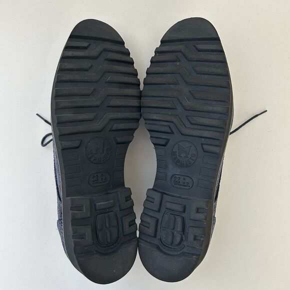 Mephisto Sabatina Patent Leather Oxford Lace Up Derby Shoes Womens Sz 9 Blue - Picture 11 of 11